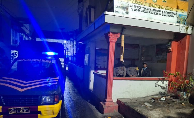 Polsek Siantar Selatan Perkuat Pos Kamling, Warga Diajak Bersinergi Jaga Kamtibmas