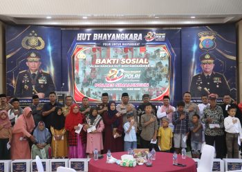 Haru Biru Di Aula Polres Simalungun: Kapolres Peluk Hangat Para Lansia dan Sapa Anak Yatim Piatu di HUT Bhayangkara Ke-80