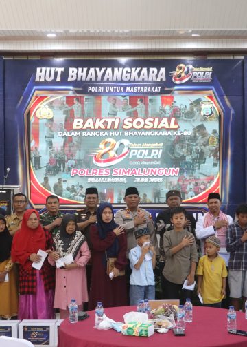 Haru Biru Di Aula Polres Simalungun: Kapolres Peluk Hangat Para Lansia dan Sapa Anak Yatim Piatu di HUT Bhayangkara Ke-80