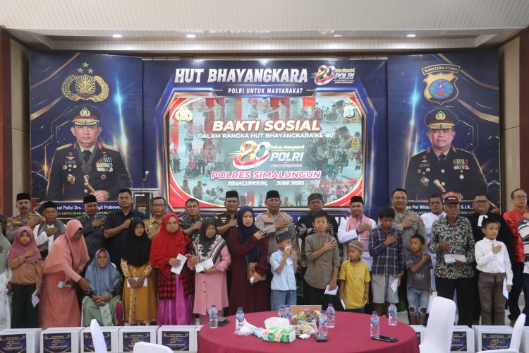 Haru Biru Di Aula Polres Simalungun: Kapolres Peluk Hangat Para Lansia dan Sapa Anak Yatim Piatu di HUT Bhayangkara Ke-80