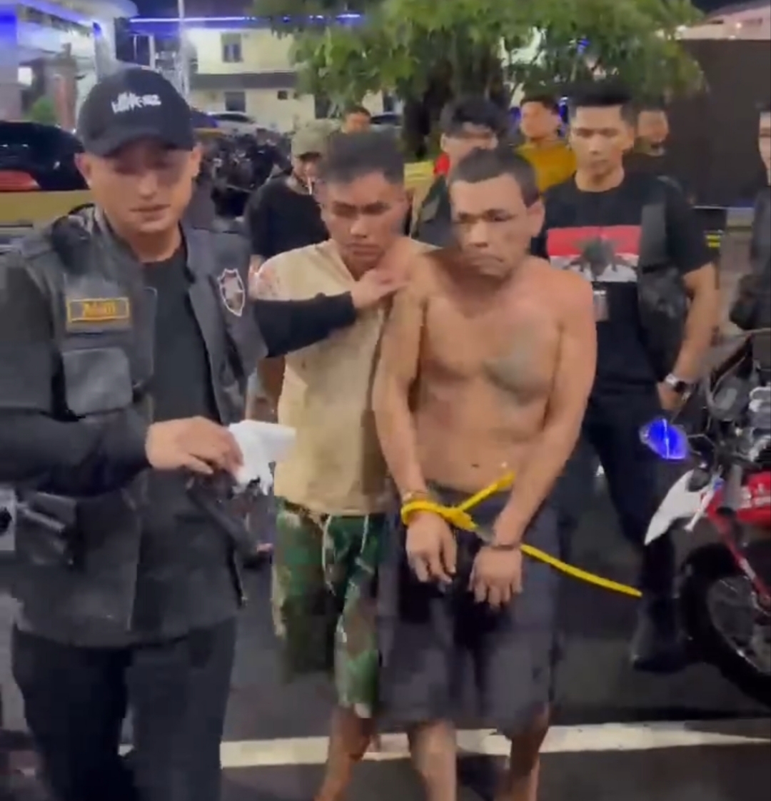 Kurang Dari 6 Jam Porestabes Medan Tangkap Dua Begundal PenganiayaPasutri di Pasar 7 Tembung