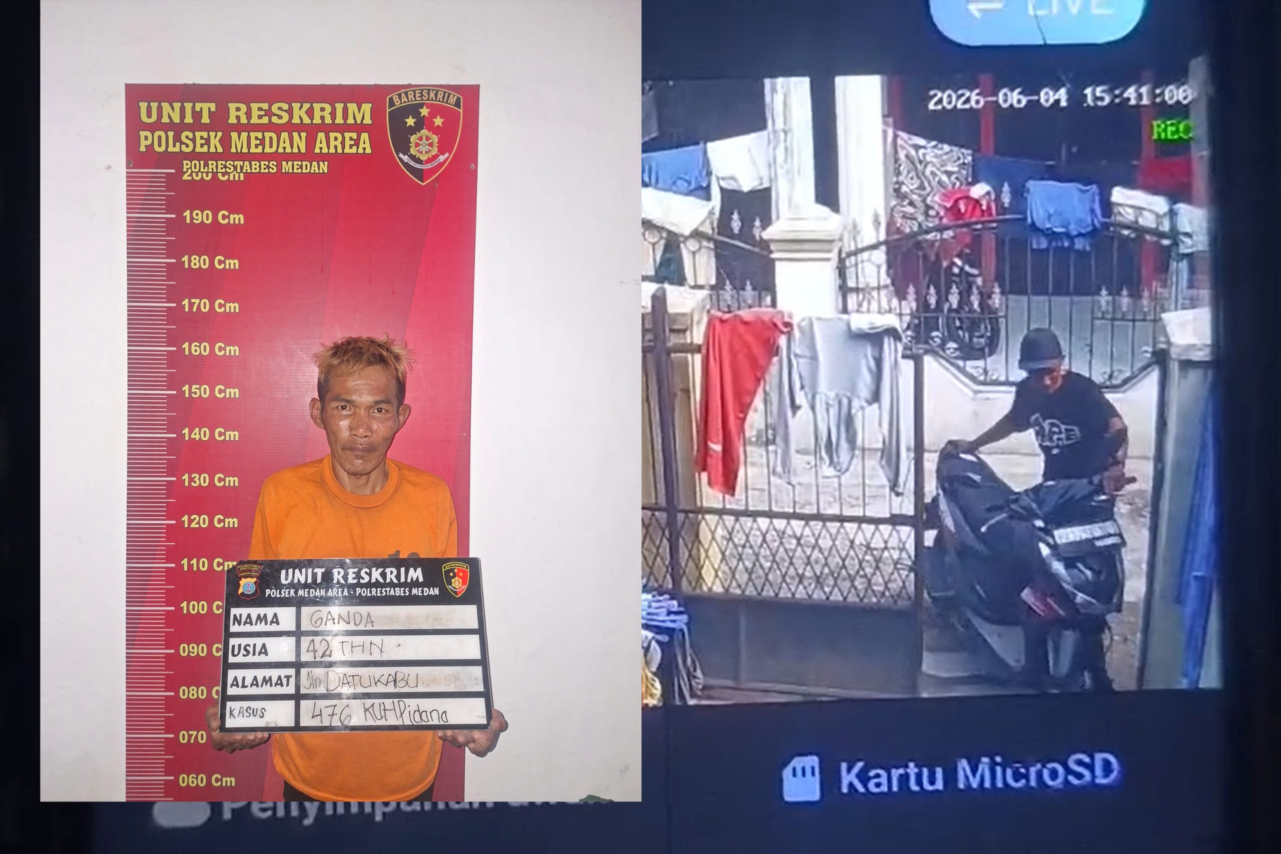 Gadai Motor Curian Rp1,3 Juta, Pelaku Mengaku Uangnya Dipakai Beli Sabu