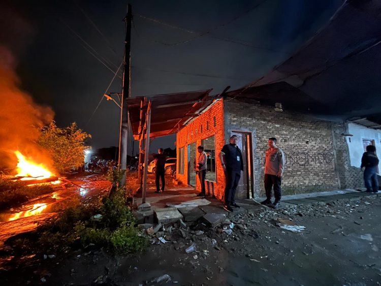 Tim Gabungan Polrestabes Medan Gempur Jermal, Cegah Kebangkitan Barak Narkoba Berkedok Bangunan Kosong