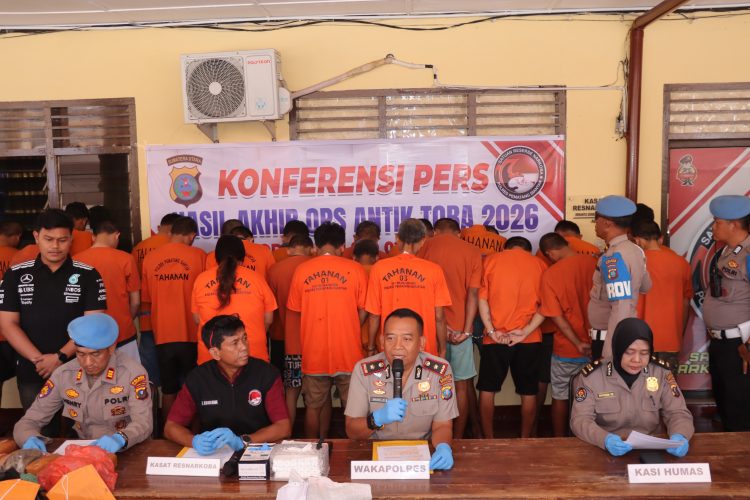 Polres Pematangsiantar Ungkap 18 Kasus Narkotika Selama Ops Antik Toba 2026, Amankan 29 Tersangka