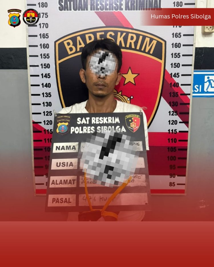 Tak Sampai 72 Jam, Timsus 3C dan Opsnal Satreskrim Polres Sibolga Ringkus Terduga Pencuri Handphone