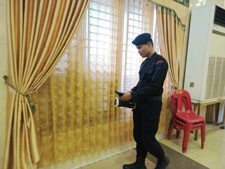 Gegana Brimob Sumut Pastikan Waisak Aman, Vihara-Vihara Utama di Medan Disterilisasi Menyeluruh