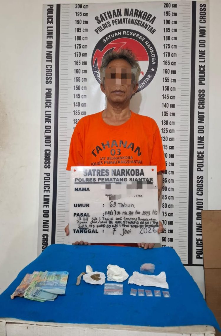 Residivis Narkoba Kembali Tersandung Kasus, Polres Pematangsiantar Sita Sabu dan Ganja