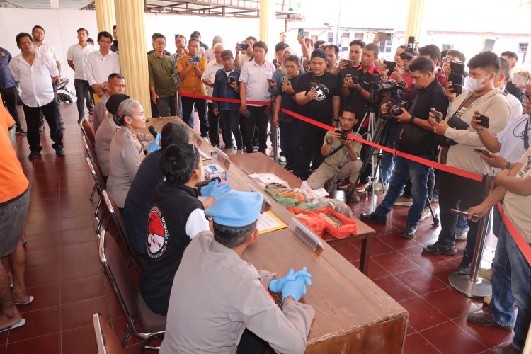 Enam Bulan Beraksi, Polres Pematangsiantar Ringkus 133 Pelaku Kejahatan dan Narkoba, Puluhan Ribu Jiwa Terselamatkan