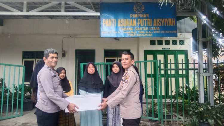 Semangat HUT Bhayangkara ke-80, Kapolres Pematangsiantar Berbagi Kasih dengan Anak Panti Asuhan Putri Aisyiyah