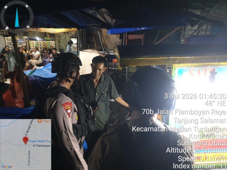 Brimob Polda Sumut Perketat Patroli Dini Hari di Medan, Geng Motor dan Kejahatan Jalanan Jadi Target Pengawasan