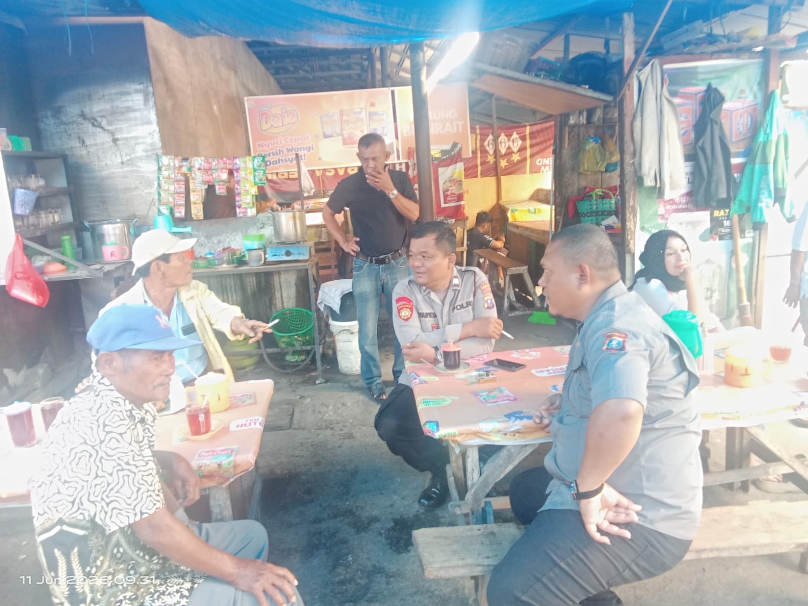 Polsek Siantar Barat Intensifkan Patroli Jalan Kaki di Pasar Horas, Persempit Ruang Gerak Pelaku 3C dan Copet