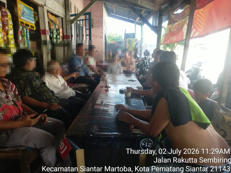 Bhabinkamtibmas Polsek Siantar Martoba Gerak Cepat Mediasi Keluhan Warga, Pemilik Warung Sepakat Hentikan Musik Keras hingga Dini Hari