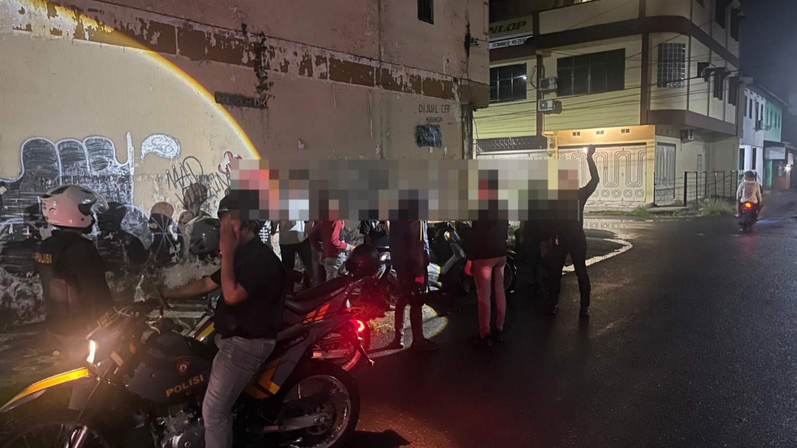 Timsus Dayok Mirah Polres Pematangsiantar Intensifkan Patroli Malam, Antisipasi Premanisme hingga Balap Liar