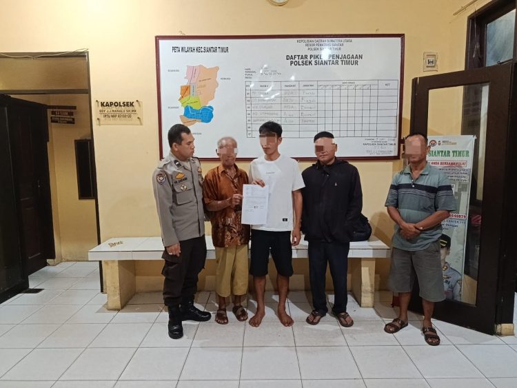 Polsek Siantar Timur Berhasil Mediasi Keributan di Jalan Kesatria, Berakhir Damai Lewat Problem Solving