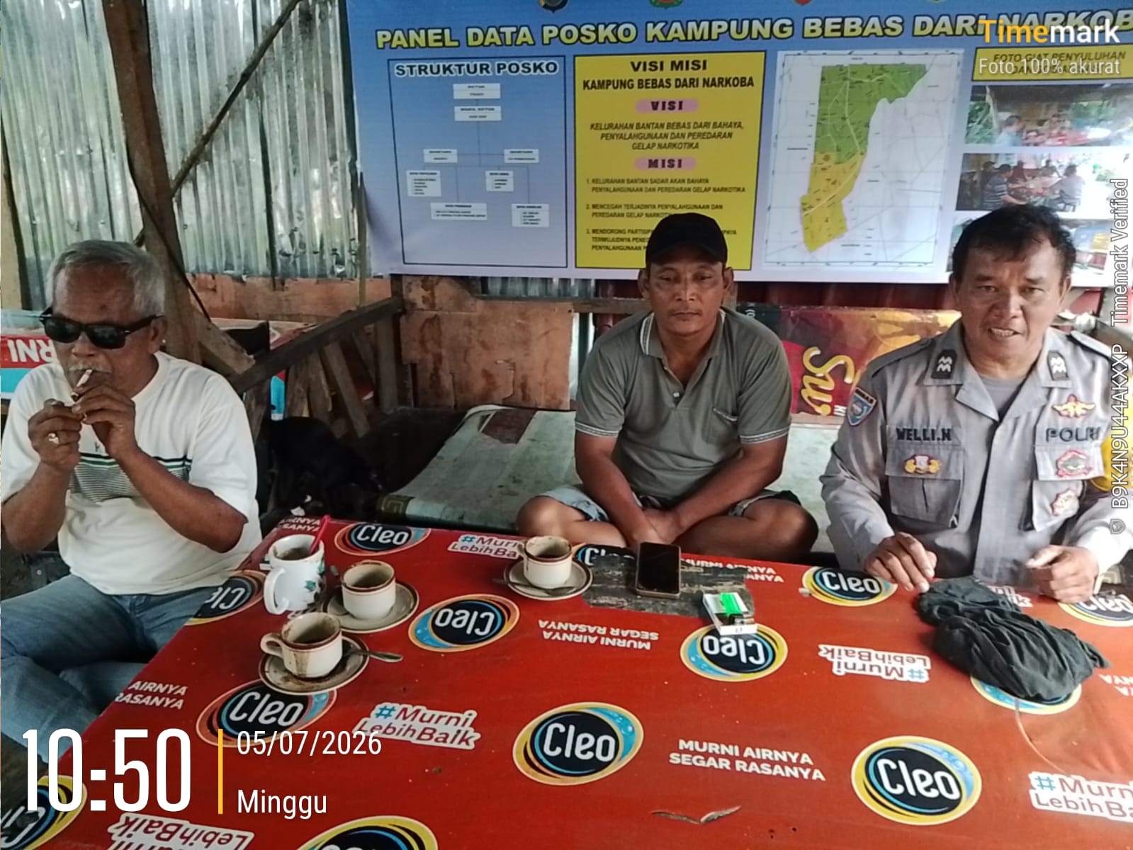 Bhabinkamtibmas Polsek Siantar Barat Gencarkan Patroli Kampung Bebas Narkoba, Ajak Warga Perangi Peredaran Narkotika