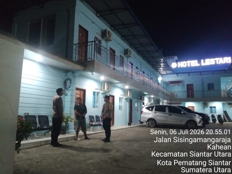 Patroli Blue Light Polsek Siantar Utara Maksimal, Warga Merasa Aman, Objek Vital Dipastikan Bebas Gangguan Kriminalitas