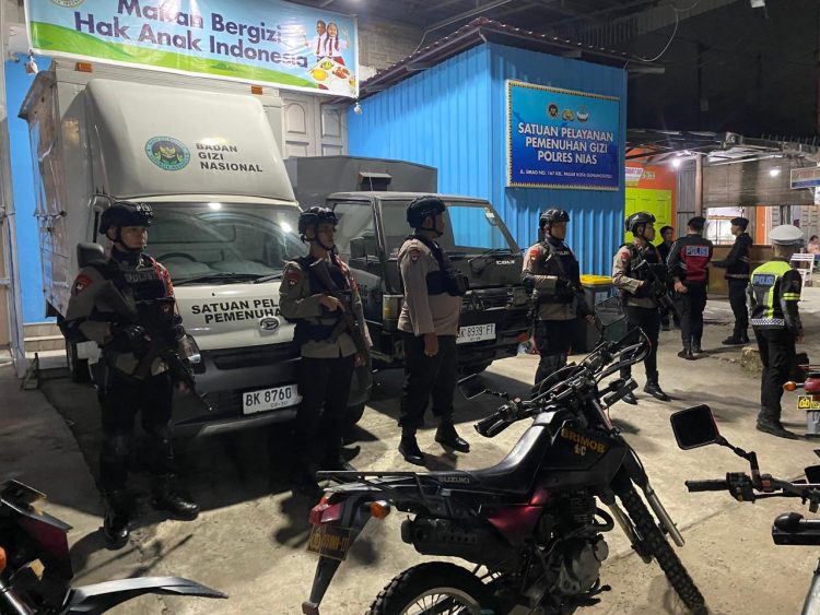 Brimob Polda Sumut dan Polres Nias Perketat Patroli Malam, Gunungsitoli Dipastikan Tetap Aman dan Kondusif