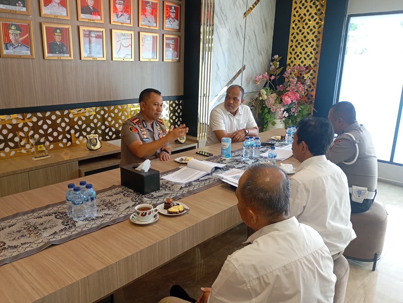 Kapolrestabes Medan Terima Audiensi DPC Organda, Bahas Program Angkutan Umum Gratis bagi Pelajar