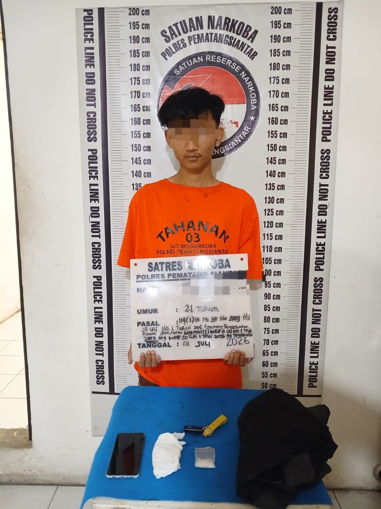 Residivis Narkoba Kembali Diciduk, Polres Pematangsiantar Sita Sabu 5,47 Gram dari Pengendara NMAX