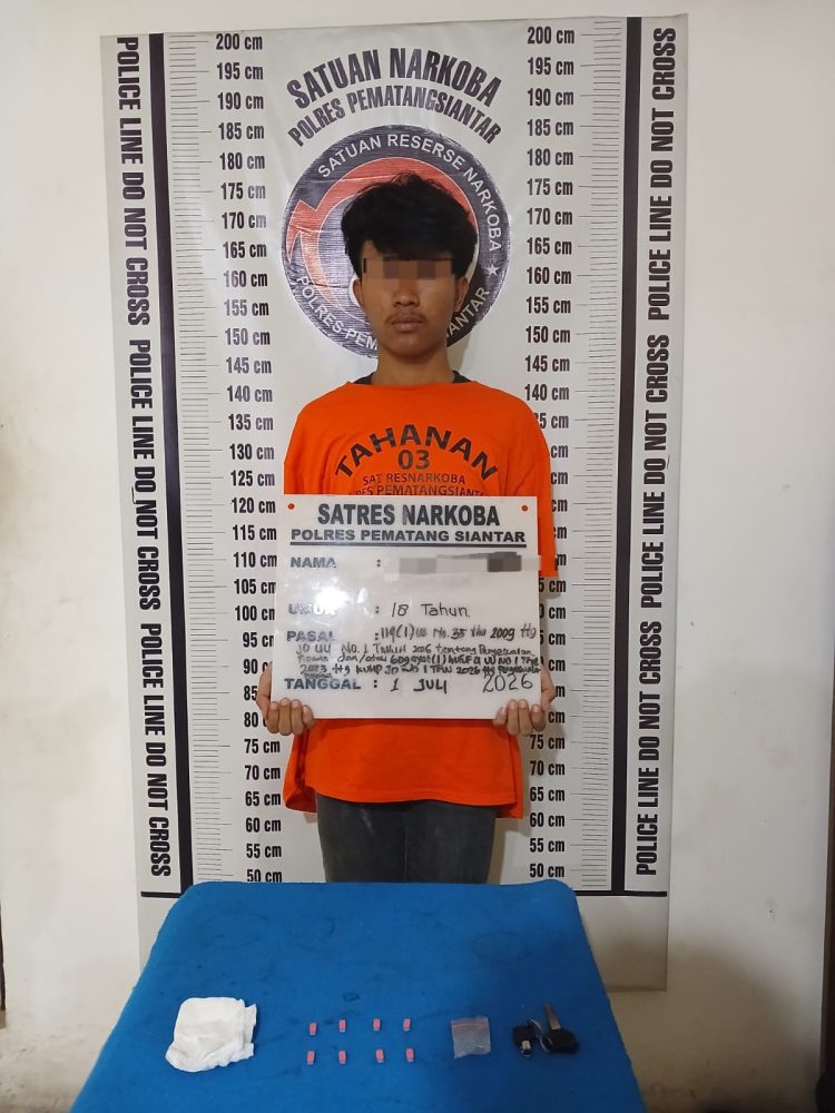 Putus Mata Rantai Narkoba, Satresnarkoba Pematangsiantar Ringkus Pemilik 8 Butir Ekstasi, Pemasok Masih Diburu