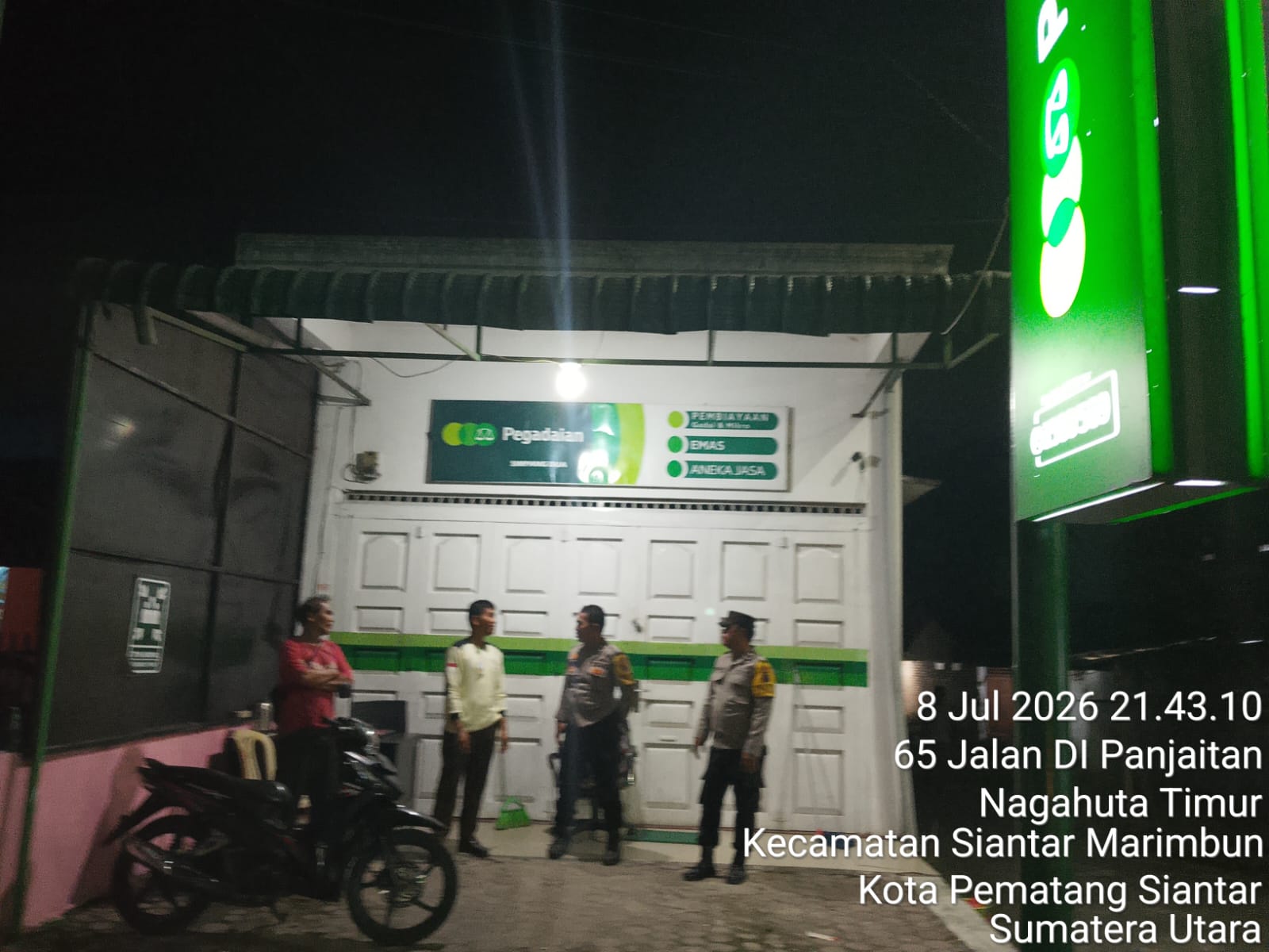 Patroli Malam Polsek Siantar Marihat Sisir Titik Rawan, Curanmor, Balap Liar dan Tawuran Jadi Fokus Pengawasan