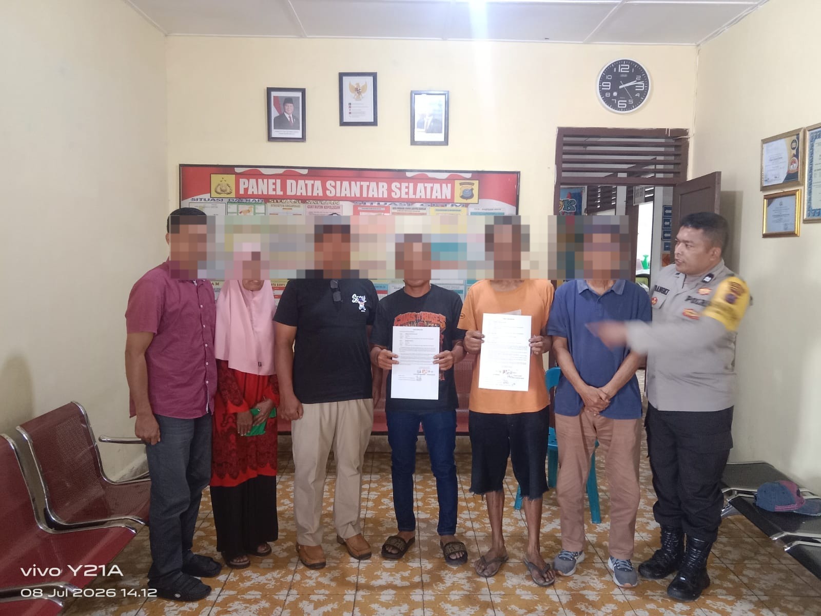 Mediasi Berhasil, Polsek Siantar Selatan Akhiri Dugaan Pencurian Tiang Bendera Lewat Restorative Justice