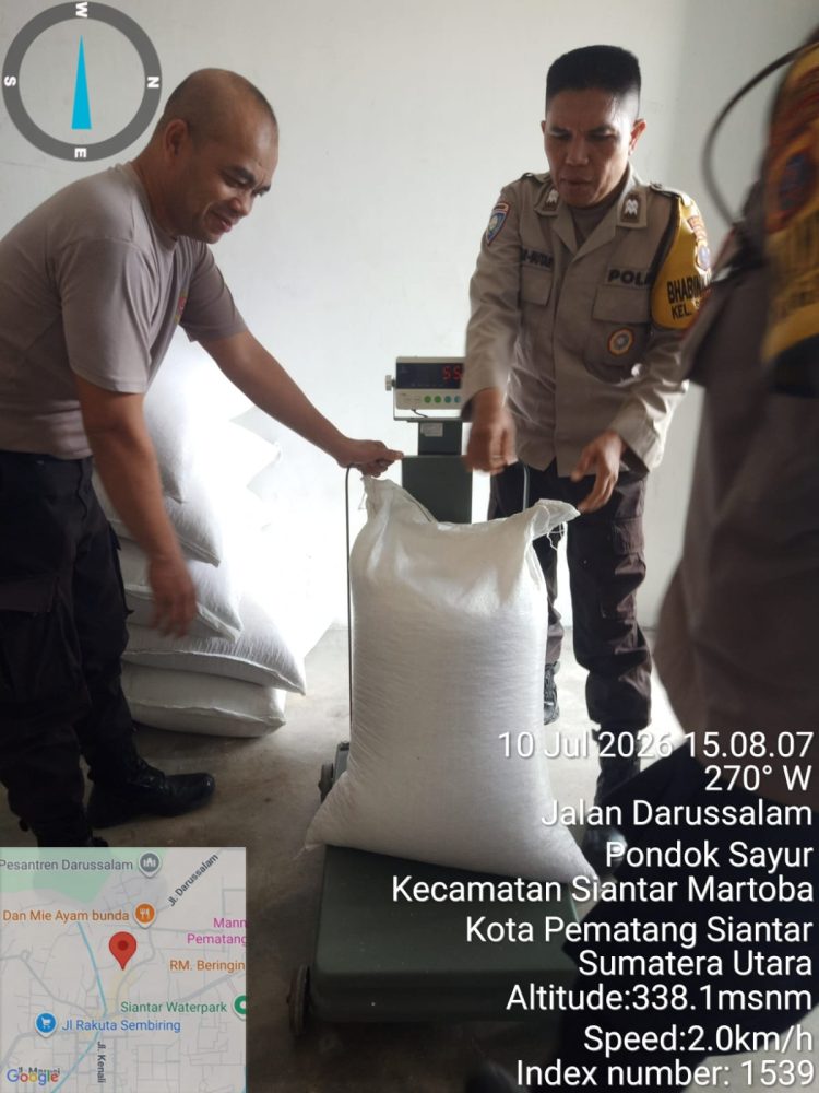 Polsek Siantar Martoba Dampingi Petani Jual 1,7 Ton Jagung ke Bulog, Wujud Dukungan Ketahanan Pangan Nasional
