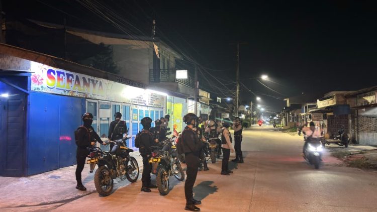 Brimob Polda Sumut Intensifkan Patroli KRYD Semalam Suntuk di Belawan, Antisipasi Gangguan Kamtibmas