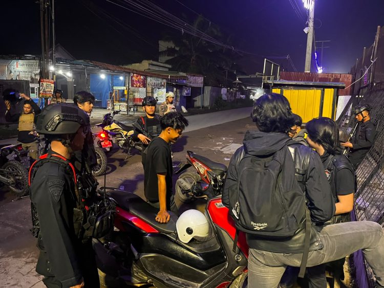 60 Personel Brimob Turun ke Jalan, Patroli KRYD Perkuat Pengamanan Kota Medan hingga Dini Hari