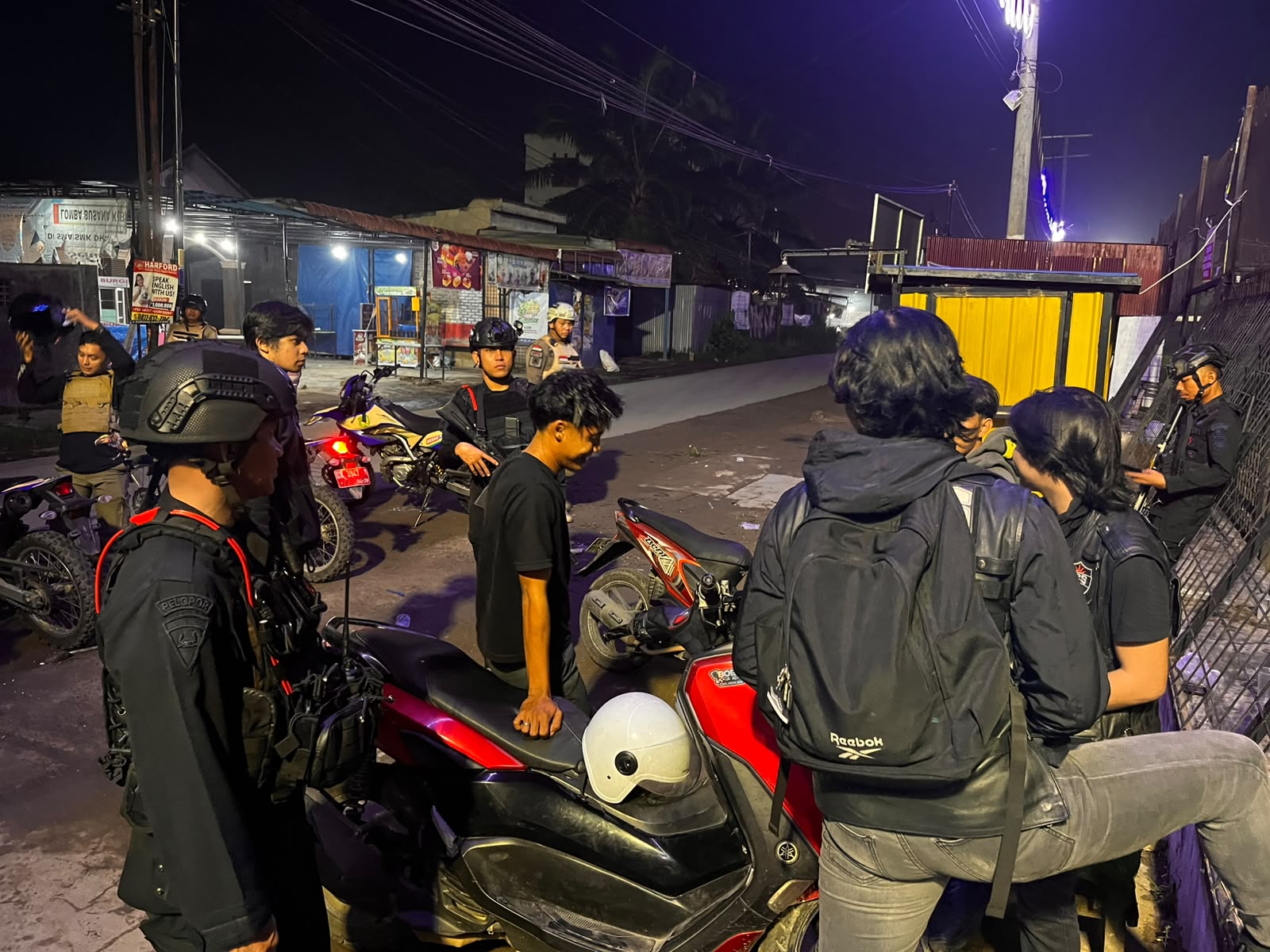 60 Personel Brimob Turun ke Jalan, Patroli KRYD Perkuat Pengamanan Kota Medan hingga Dini Hari