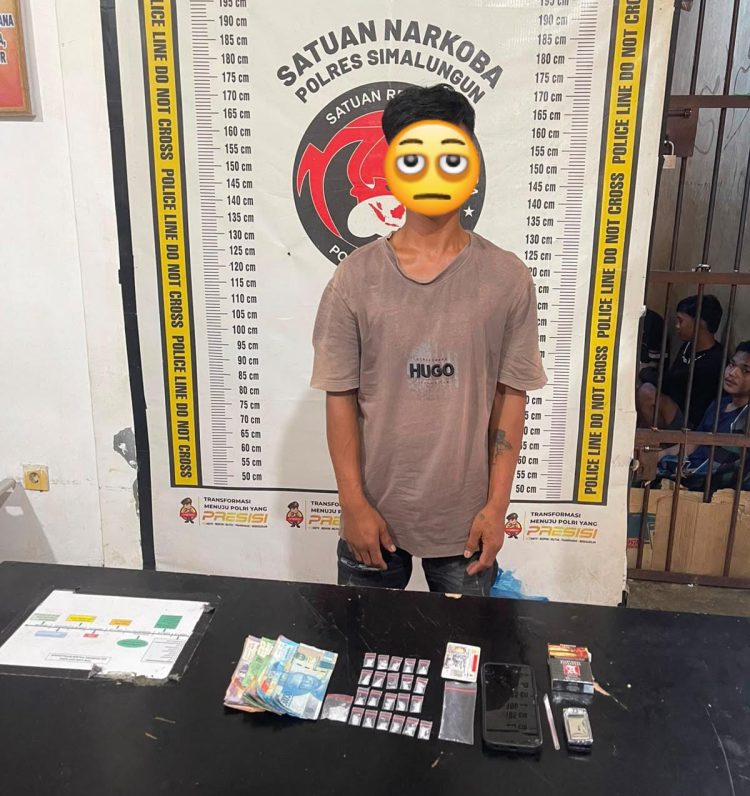 Gerak Cepat Polsek Gunung Malela Bongkar Sarang Sabu, Seorang Pengedar Diciduk Saat Mempaketi Barang Haram