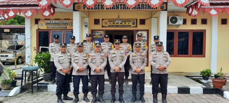 Tingkatkan Kinerja Bhabinkamtibmas, Satbinmas Polres Pematangsiantar Gelar Supervisi di Dua Polsek