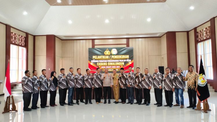Kapolres Simalungun Tegaskan Jiwa Bhayangkara Tak Pernah Pensiun Saat Kukuhkan Pengurus PP Polri 2026–2031