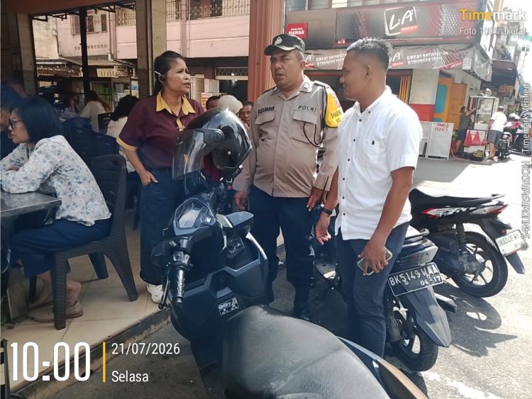 Respon Cepat Keluhan Warga, Polsek Siantar Barat Tegur Pengamen Berpengeras Suara di Jalan Cipto