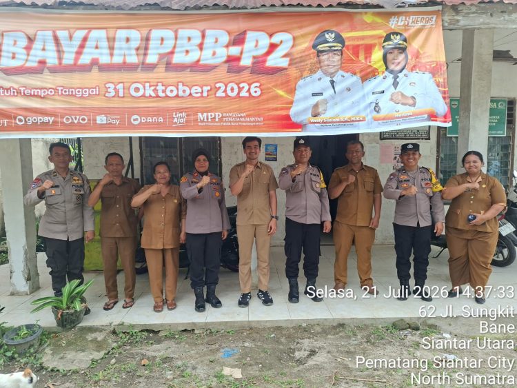 Perkuat Sinergi Tiga Pilar, Kapolsek Siantar Utara Kunjungi Kantor Kelurahan Bane