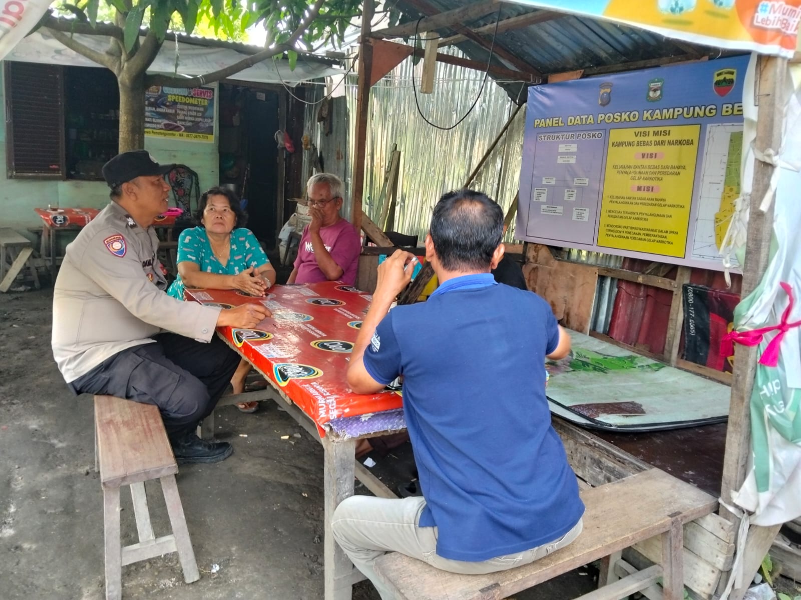 Polsek Siantar Barat Perkuat Kampung Bebas Narkoba, Warga Jalan Jawa Diajak Berani Laporkan Pengedar