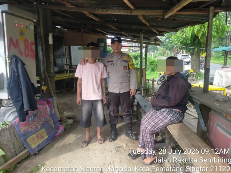 Respons Cepat Polsek Siantar Martoba, Bhabinkamtibmas Beri Pembinaan kepada Pemuda yang Kerap Meresahkan Keluarganya