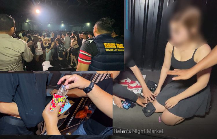 Polrestabes Medan Tangkap Pengedar Vape Narkoba di Helen’s Night Mart,250 Pengunjung Ditest Urine