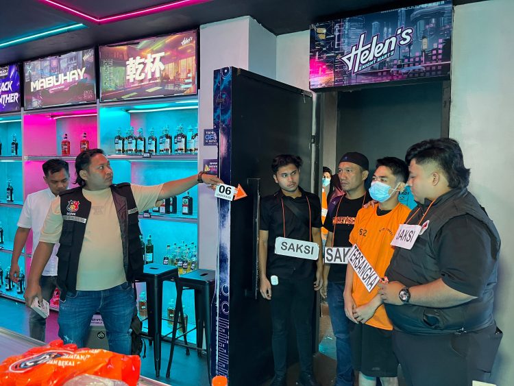 Gelar Pra Rekontruksi di Helen’s Night Mart Polisi Temukan Fakta Baru Dibalik Peredaran Vape Narkob