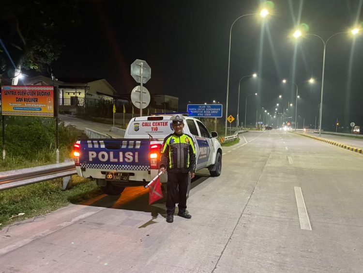 Blue Light Patrol Ditingkatkan Jelang Kemerdekaan, Satlantas Simalungun Perketat Pengamanan Jalur Rawan Begal