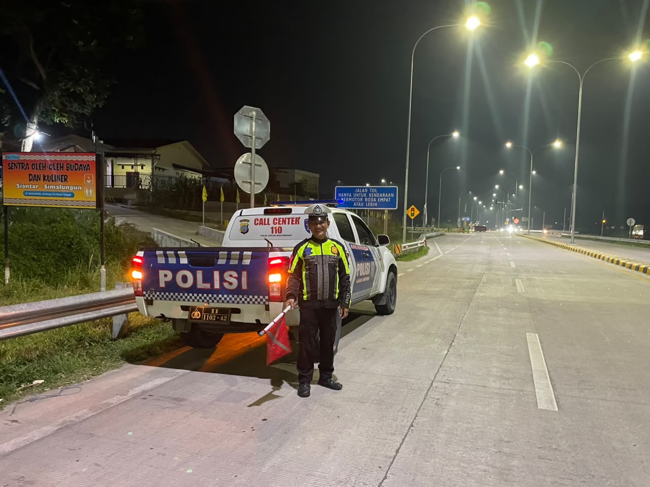 Blue Light Patrol Ditingkatkan Jelang Kemerdekaan, Satlantas Simalungun Perketat Pengamanan Jalur Rawan Begal