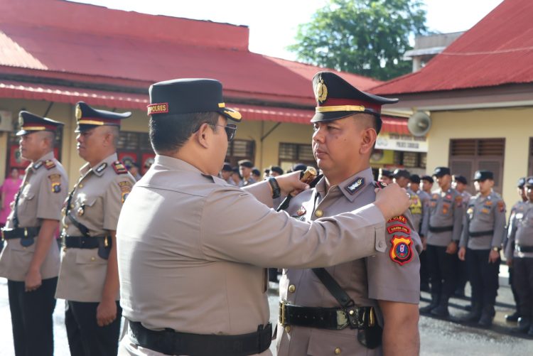 Kapolres Sibolga Pimpin Sertijab Empat Pejabat Utama, Wajah Baru Siap Perkuat Pelayanan
