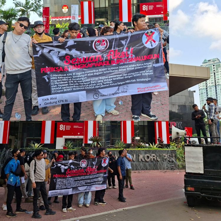 GPAK Kepung KPK, Desak Benny Gusman Sinaga Diperiksa Terkait Dugaan Korupsi MBG Simalungun