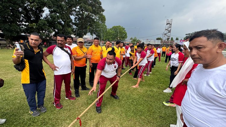 Joget Balon hingga Tarik Tambang Pecah Suasana, Polres Pematangsiantar Semarakkan HUT RI ke-81