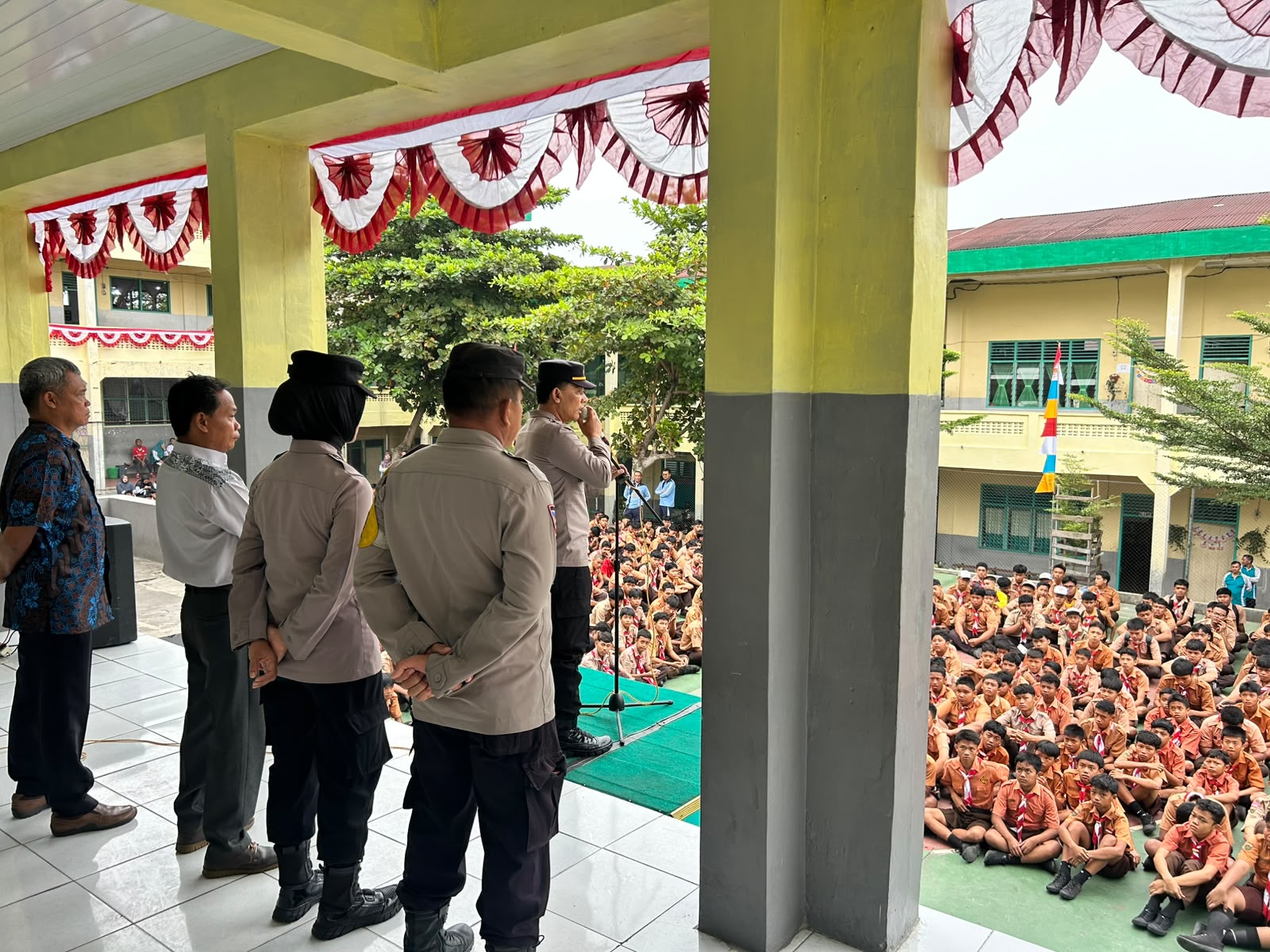 Tawuran Mengintai Pelajar, Polsek Siantar Barat Turun ke YP Taman Siswa: Polisi Tekankan Bahaya Bullying dan Kenakalan Remaja