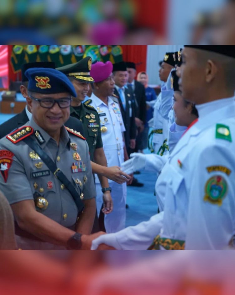 Tatapan Teguh Penjaga Merah Putih, Dansat Brimob Sumut Apresiasi Paskibraka 2026