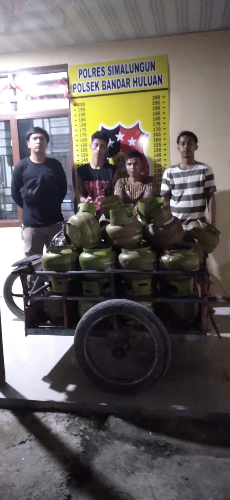 34 Tabung Gas LPG Raib dari Gudang, Polsek Bandar Huluan Bekuk Dua Terduga Pelaku