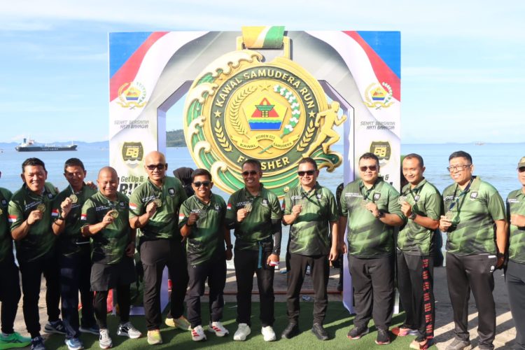 Kapolres Sibolga Kawal Langsung Semarak HUT ke-68 Korem 023/KS, Samudera Run 2026 Berlangsung Aman