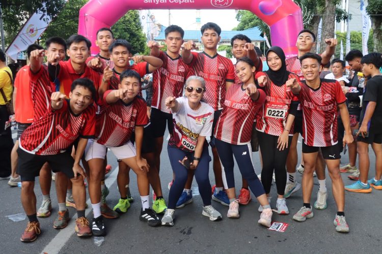 Kapolres Sah Udur Turun ke Tengah Warga, Fun Run Merah Putih 8.1K Semarakkan HUT ke-81 RI