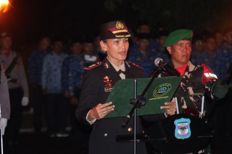 Saat Kota Terlelap, Kapolres Sah Udur Bersama Forkopimda Siantar Tabur Penghormatan untuk Para Pahlawan